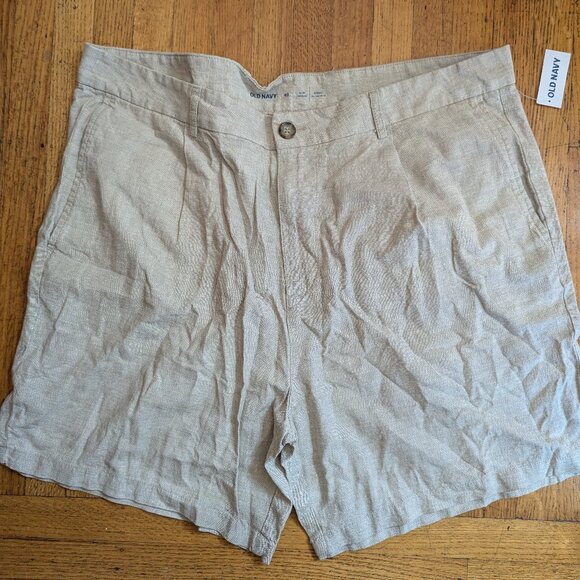 NWT Men's Linen Blend Shorts (Old Navy) - Picture 1 of 3